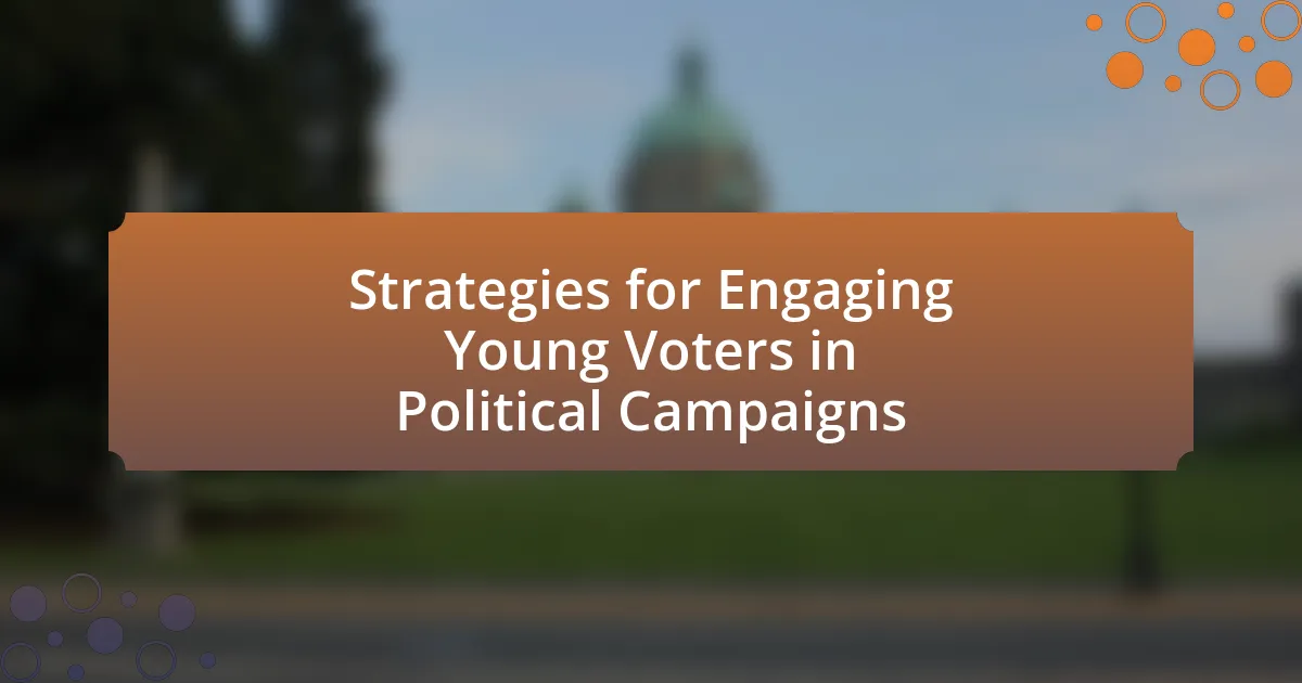 Strategies for Engaging Young Voters in Political Campaigns